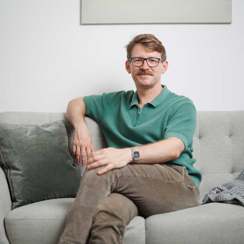 Porträt von David Fraissl, Psychotherapeut in 1080 Wien